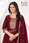 Sameera By Sangeet Vichitra Blooming Silk Kurti With Bottom Dupatta